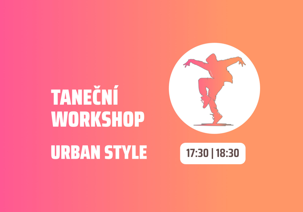 Podzimní taneční workshop 17:30 - 18:30 dospělí Urban Style