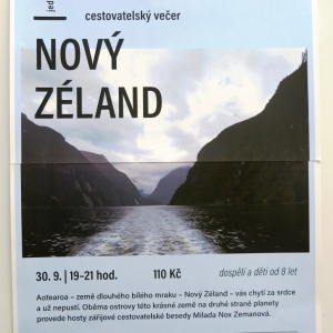 Cestovatelský večer Nový Zéland