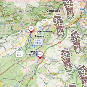 Turistický výlet do Mníšku pod Brdy